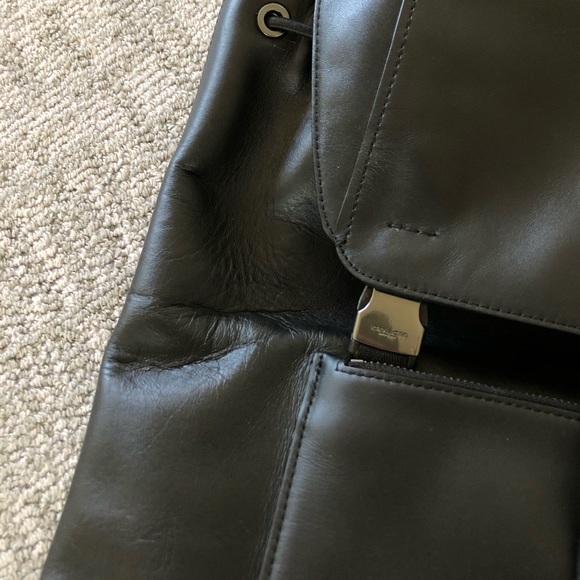 Men’s coach leather backpack - Picture 3 of 5